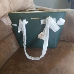 Green Michael kors Tote