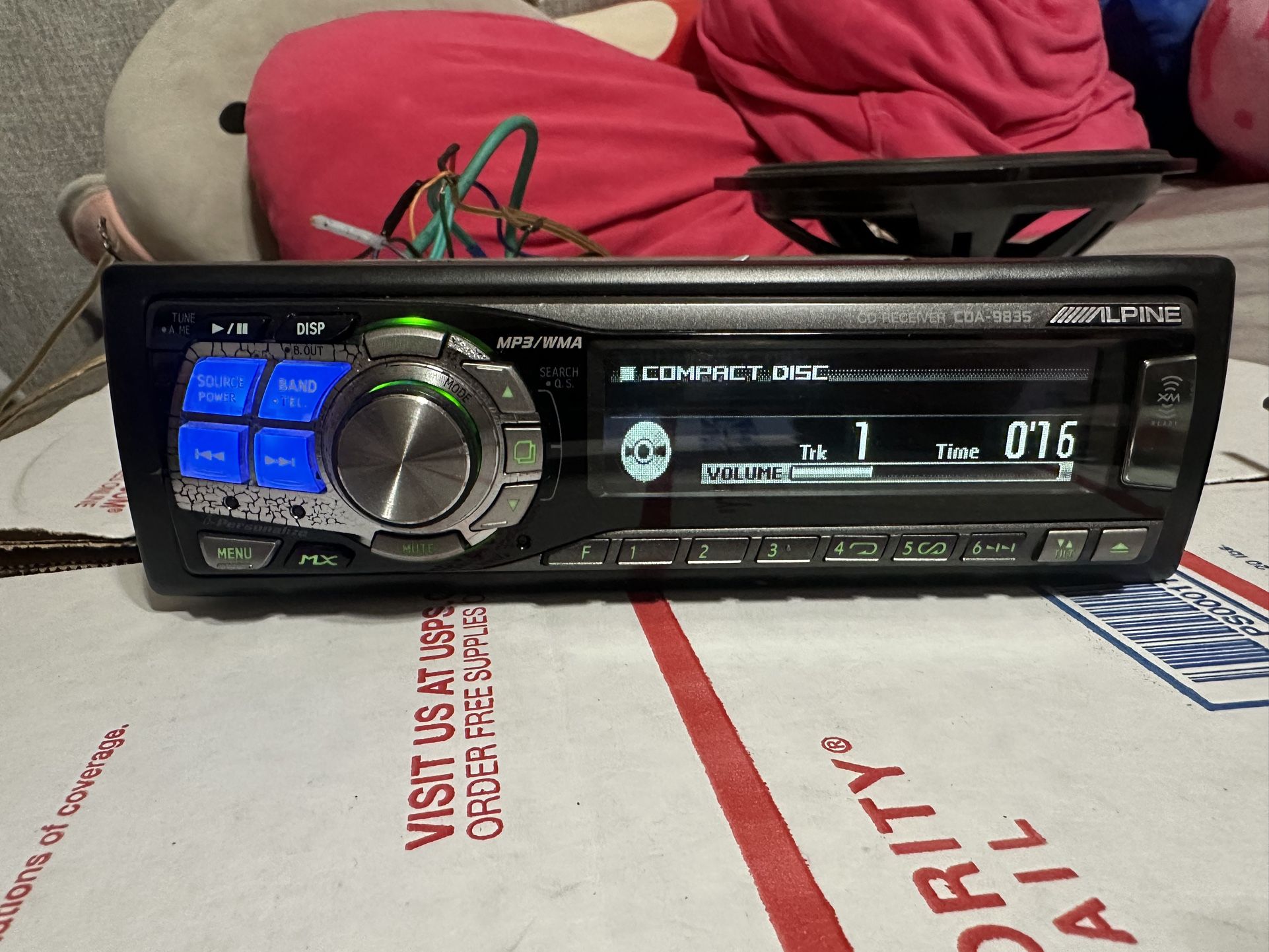 Alpine Cda-9835 Car Stereo