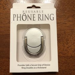 Brand new phone ring in silver