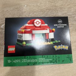 lego mini pokemon center new