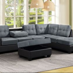 REVERSIPLE GREY FABRIC