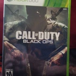 Xbox 360 Two Games Call Of Duty Black Ops And Call Of Duty Ghosts