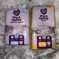 dry & gentle diapers 