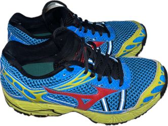 Mizuno Running Sneakers Blue Yellow Red
