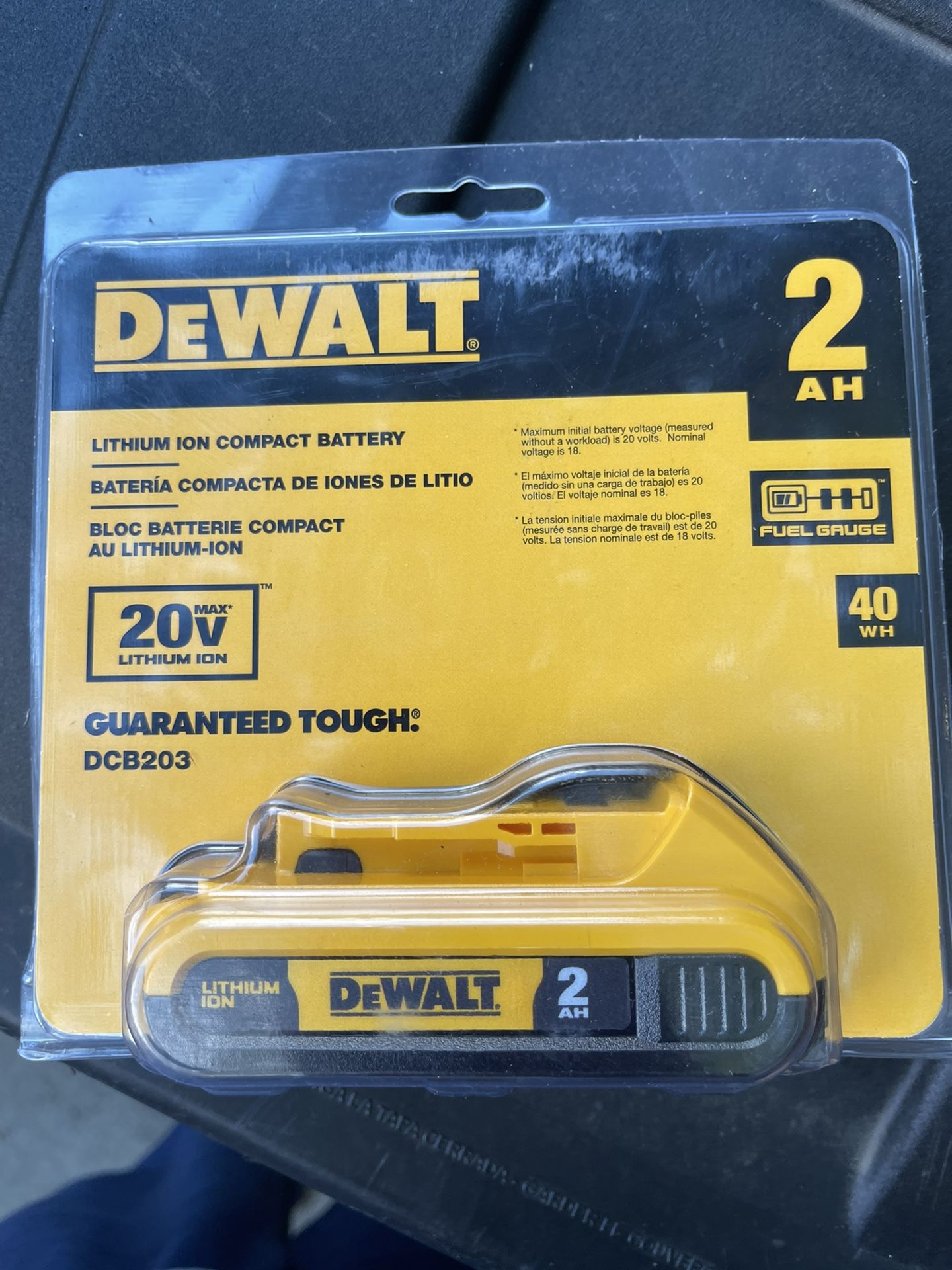 Brand New Dewalt 2AH 20V Battery