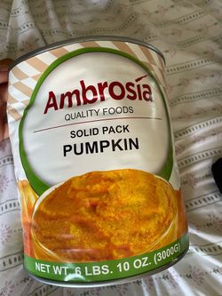 Pumpkin puree