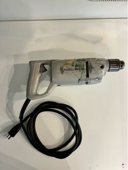 Rockwell Corded Electric Drill – Jacobs Chuck – US Forest Service Tool – Tested