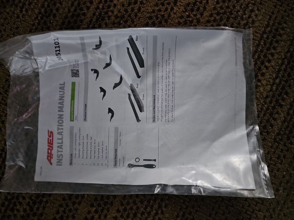 Mounting Brackets for AeroTread #(contact info removed)