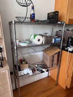 4-Tier Stainless Steal Kitchen Storage Rack