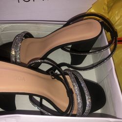 Black Heels With Sparkle 