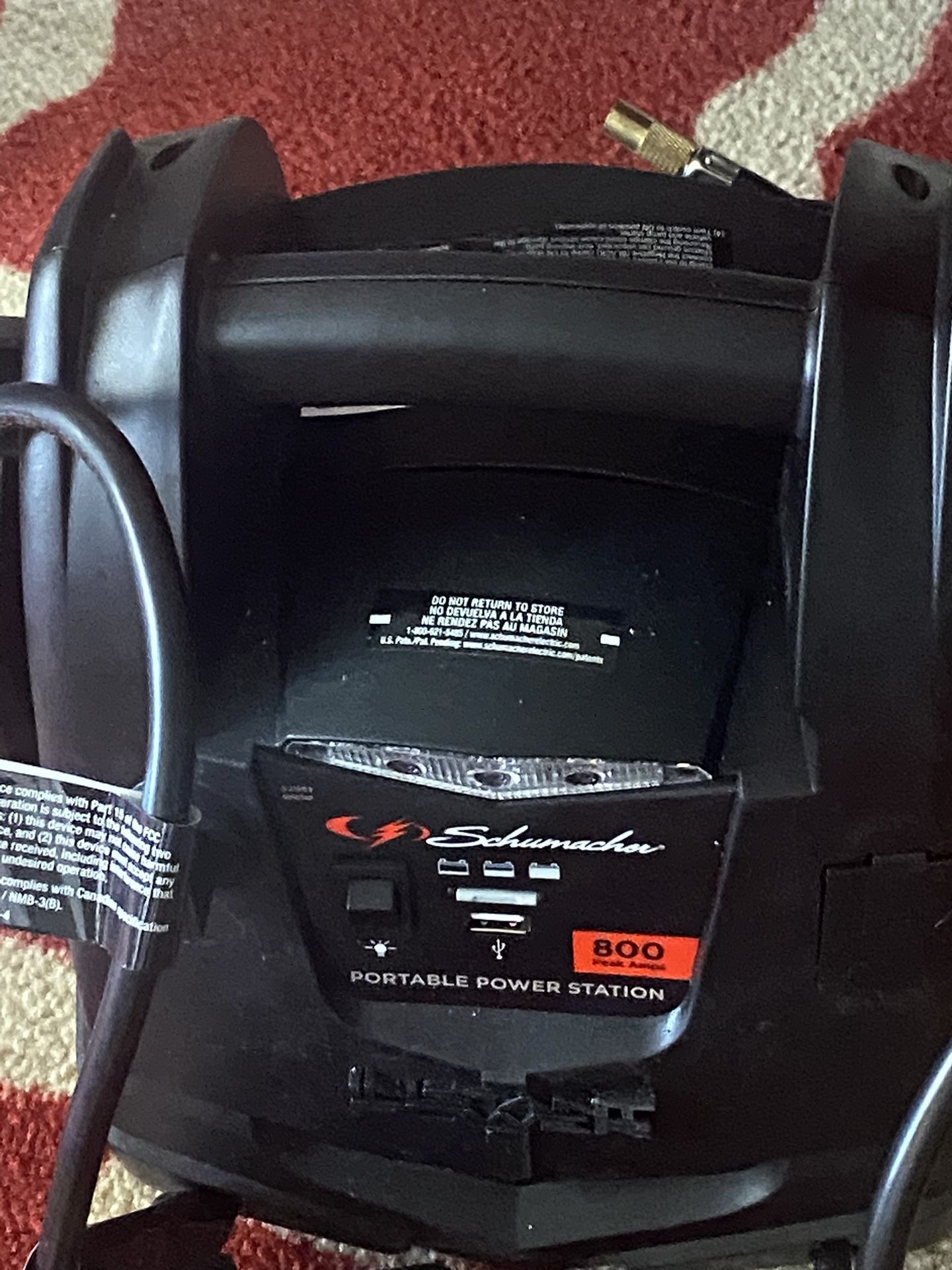 800 Amp Jump Starter With Air Compressor