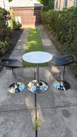Pub table and chairs