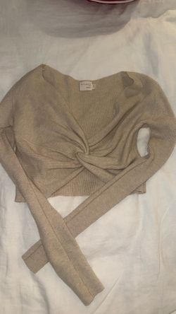 Knit crop top