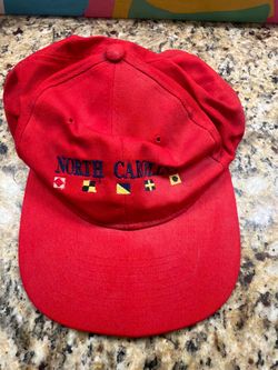North Carolina Red Embroidered Baseball Cap