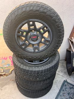 TRD Wheels with Falken Wildpeak AT Tires Set of 4