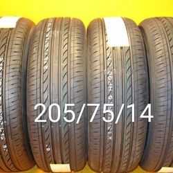 4 New Tires For Sale 205/75/14 We Service Motorcycle Tires