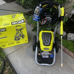 RYOBI PRESSURE WASHER  2500 PSI 1.2 GPM High Performance Cold Water Electric Pressure Washer
