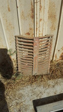 Case tractor grill