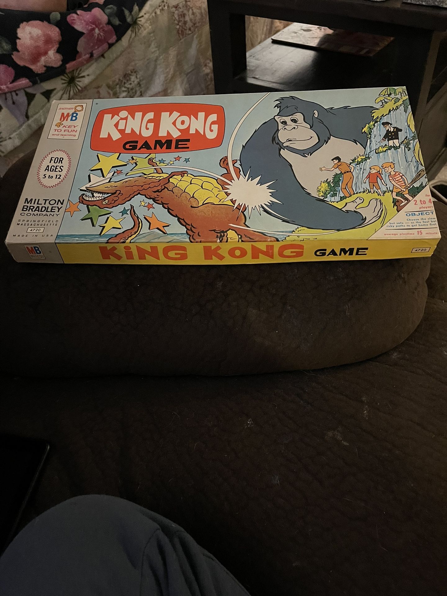 King Kong Board Game From The 60s Good Condition 