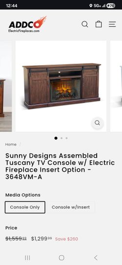Tv Stand With Electric Fireplace 