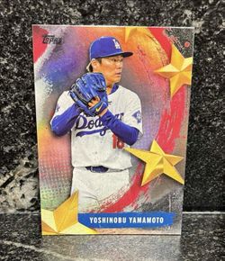 Topps 2025 Series 2 Stars of MLB Insert Yoshinobu Yamamoto SMLB-43 Dodgers
