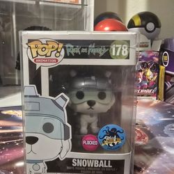 Funko Pop Rick & Morty Snowball (Flocked)