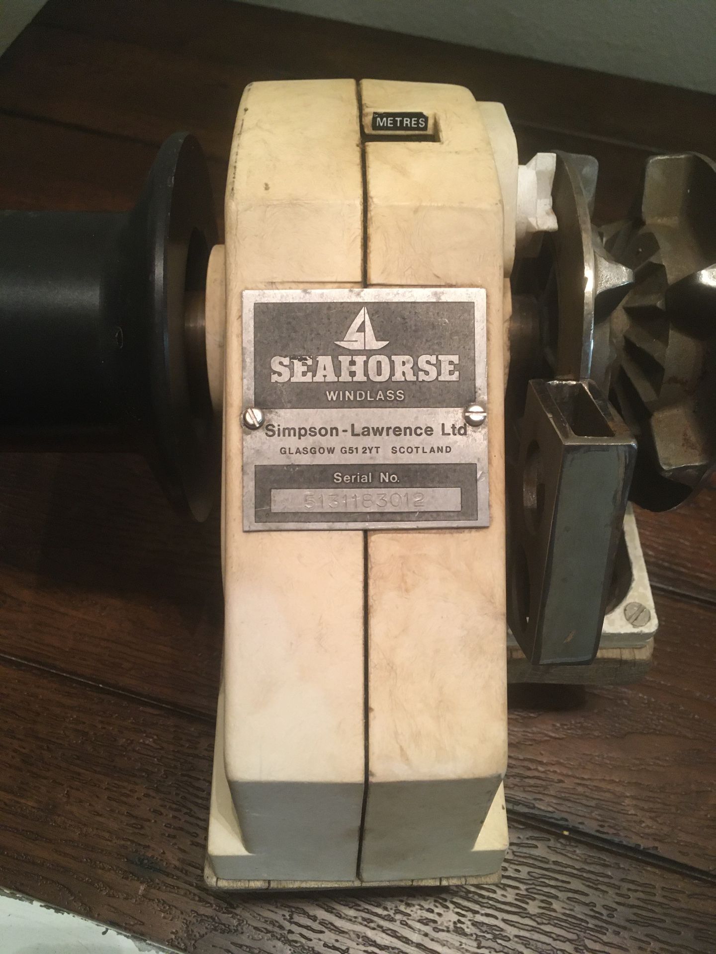 Vintage Seahorse windlass $125or best offer
