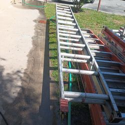 24 Ft Aluminum Extension Ladder 