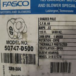 new blower motors in box