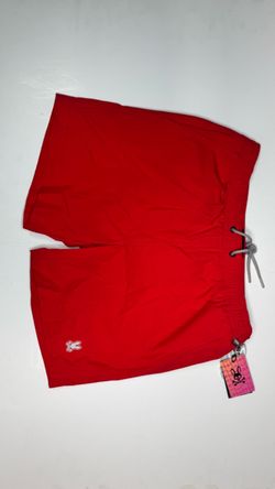 PSYCHO BUNNY SHORT RED PSYCHO BUNNY PALMVI HYDROCHROMIC SWIM TRUNK 6" B6W728D200