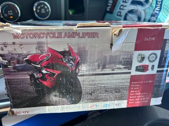 New Motorcycle Speakers w Bluetooth