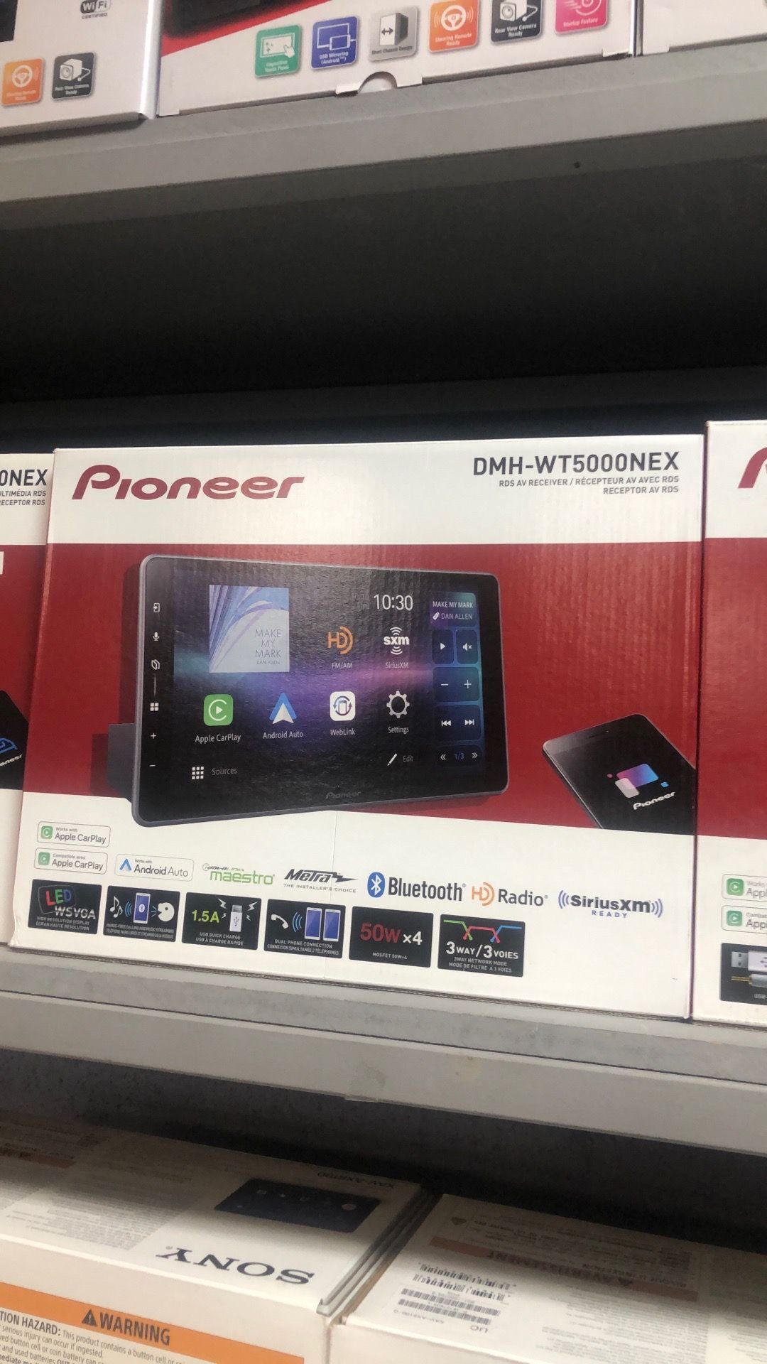 Pioneer dmh-wt5000nex on sale today for 649.99