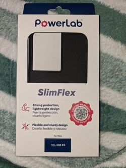 Powerlab Slim Flex TCL K32 5G phone screen protector (Black)