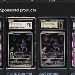 Pokemon Graded 10 psa And Cgc Lot