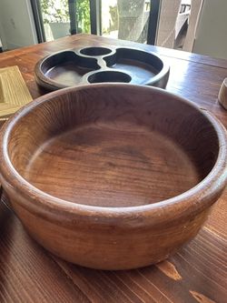 Set of 5 Wooden Bowls - Bowls de Madera