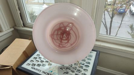 21 In Glass decorative or Serving Plate 