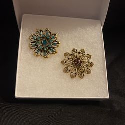 Two Brooches