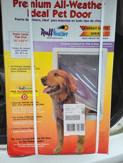 Pet Door New In Box 15 x 23 1/2inch.