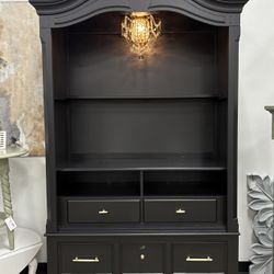 Open Concept Armoire Bar Display Unit 