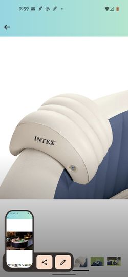 Intex 28429E PureSpa Plus 6.4 Foot Diameter 4 Person Portable Inflatable  Hot Tub Spa with 140 Bubble Jets and Built in Heater Pump, Blue for Sale in  Houston, TX - OfferUp