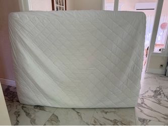 IKEA Queen Mattress with mattress topper