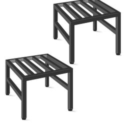 Plant Stand Indoor Outdoor, Heavy Duty Wrought Iron Pedestal Stands Metal Plant Stand for Indoor Outdoor, Sturdy Low Flower Stand Display Planter Shel