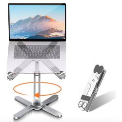 Laptop Stand with 360 Rotating Base