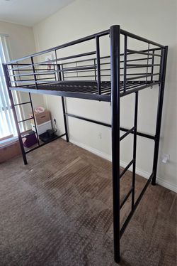 Twin size loft bed frame
