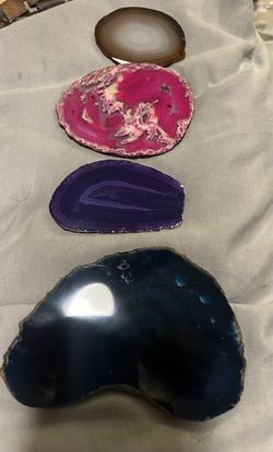 Vibrant Colored Agate Slices