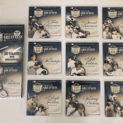 New York Yankees Legacy Of Greatness Vol 1 Thru 10  Complete Set Of DVD’s