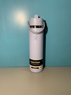 24oz  Hydro Flask Wide Mouth with Flex Straw Cap - Lupine