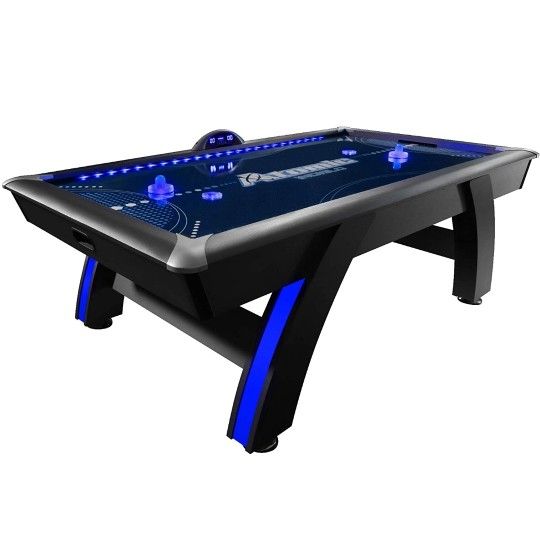 Atomic 90" or 7.5 ft LED Light UP Arcade Air Powered Hockey Tables - Includes Light UP Pucks and Pushers
Model : G04801W