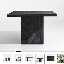 Dunewood Charcoal dining table 