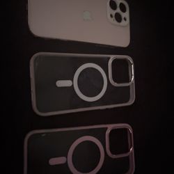 iPhone 14 Case , Pink /clear 